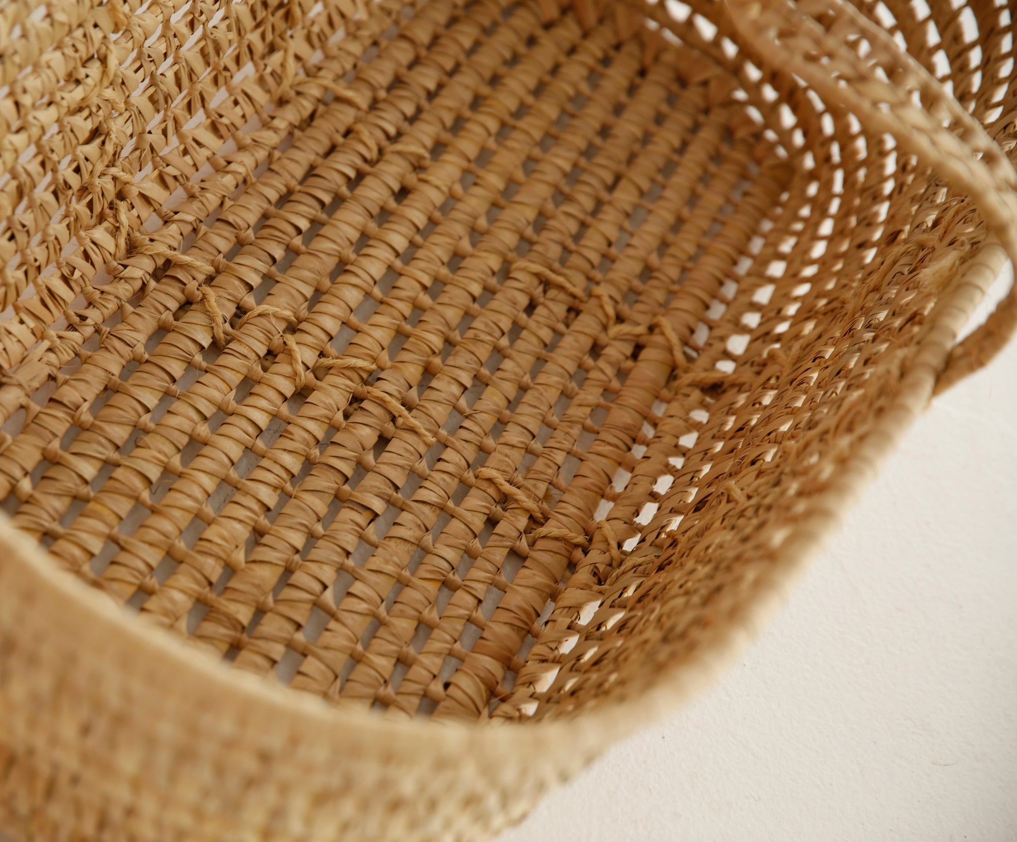 Handwoven Straw Bassinet // Moses Crib