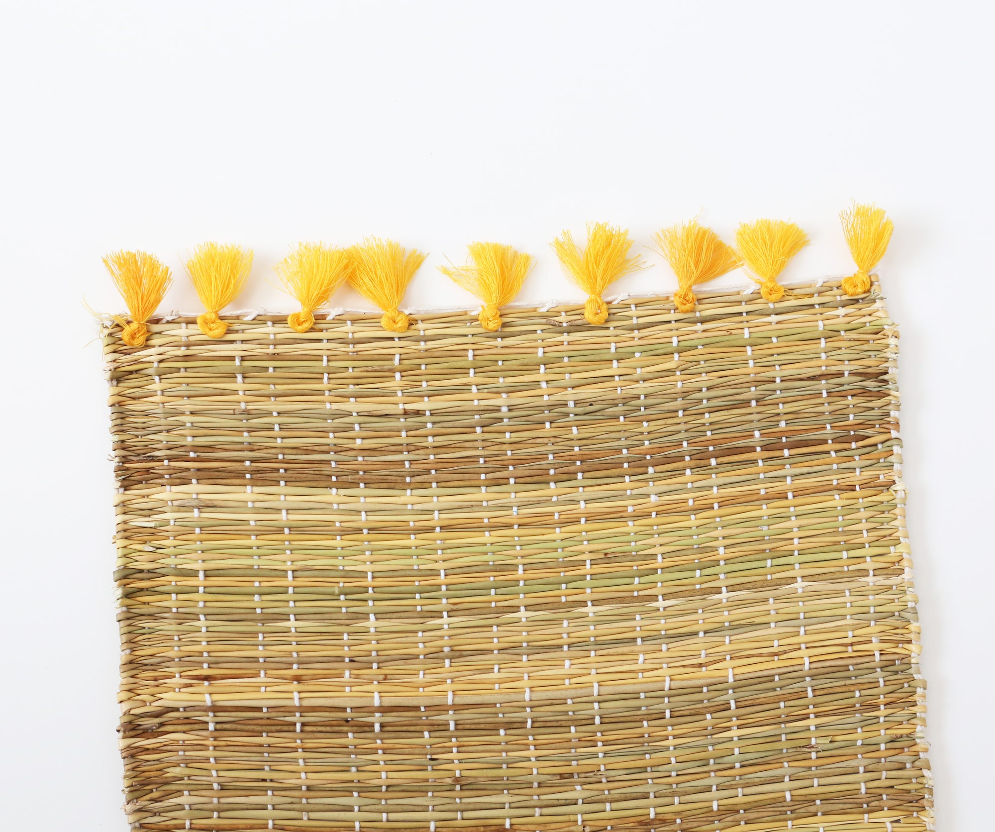 Tassel Rattan Placemat Set of 2